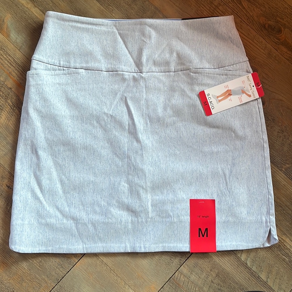 BNWT S.C & CO Light Blue Skort Medium